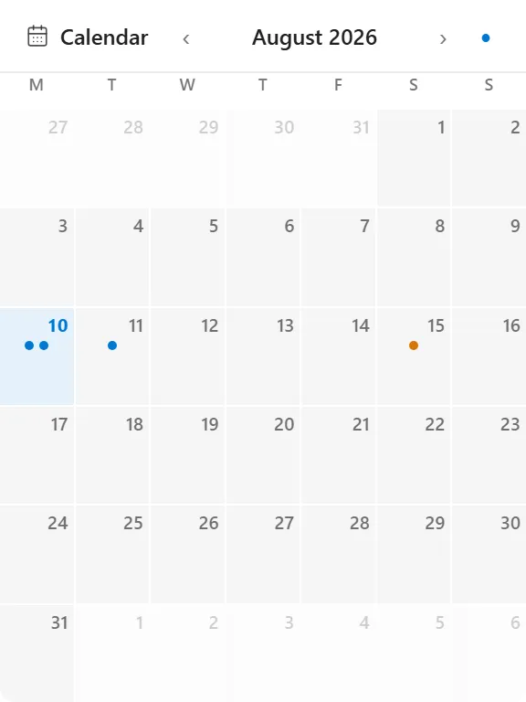 Calendario