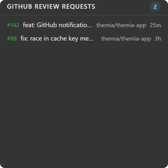 Richieste di revisione GitHub