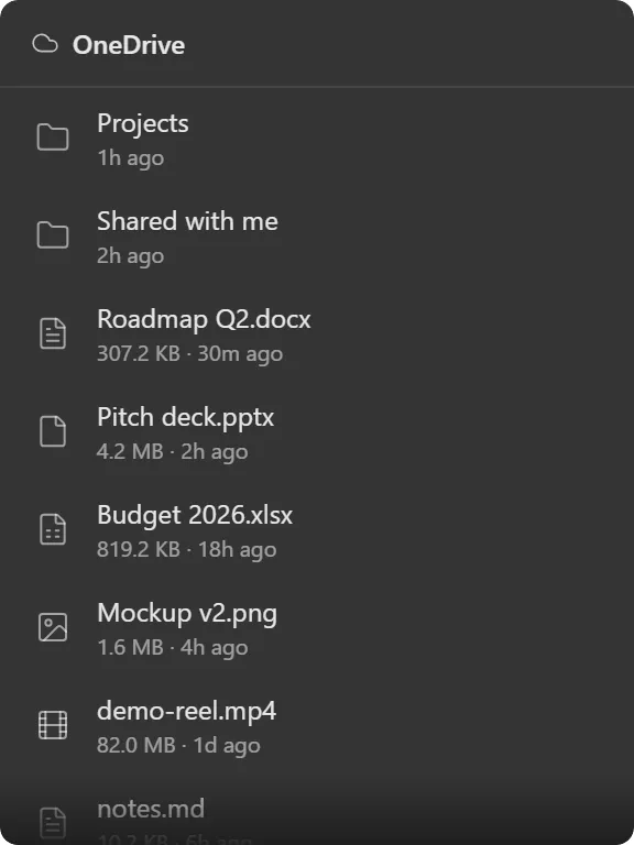 OneDrive
