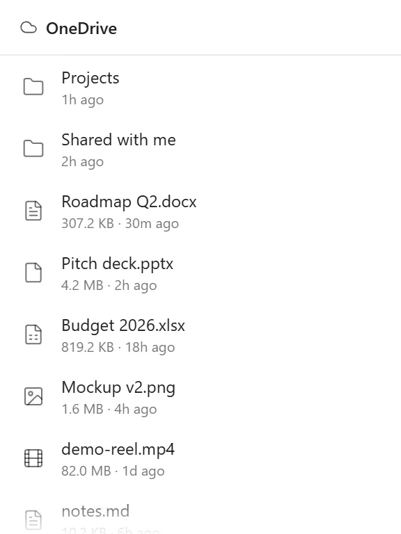OneDrive